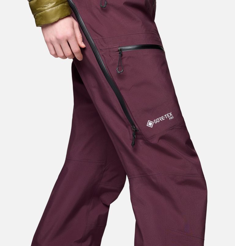 Women's Mythogen GORE-TEX PRO Bib, Color: Blackberry, Black, image 10