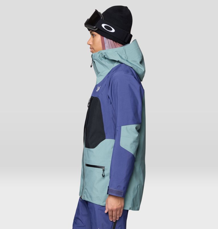 Women's Mythogen GORE-TEX PRO Jacket, Color: Blue Sage, Lapis Dusk, Black, image 3