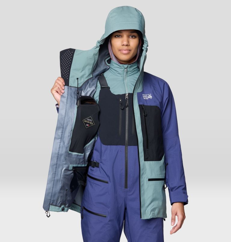 Women's Mythogen GORE-TEX PRO Jacket, Color: Blue Sage, Lapis Dusk, Black, image 5