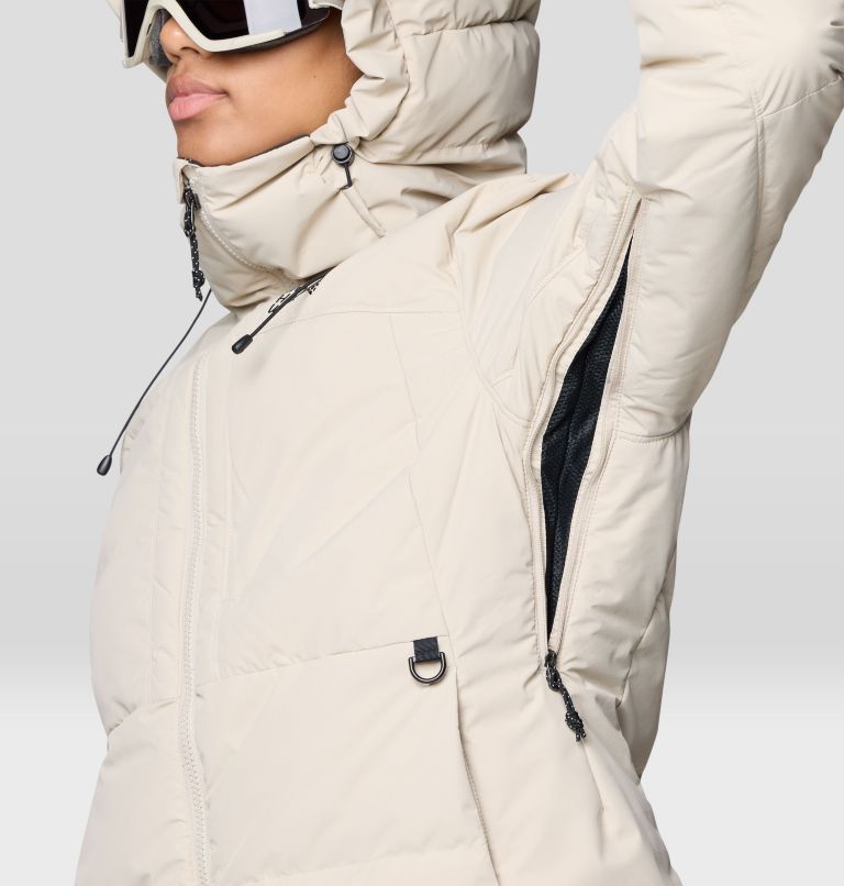 Women's Powder Maven Down Jacket, Color: Fossil, image 10
