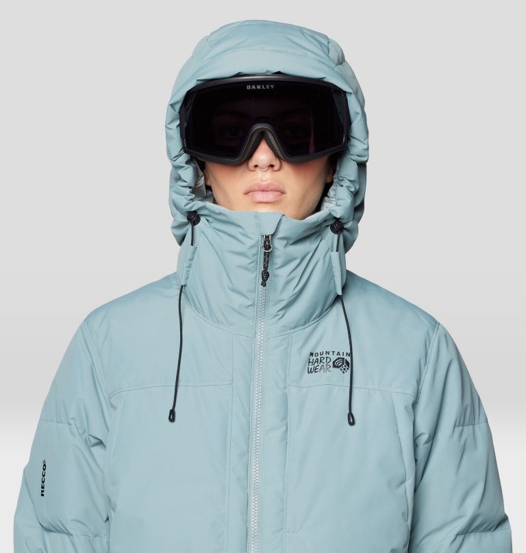 Women's Powder Maven Down Jacket, Color: Blue Sage, image 6