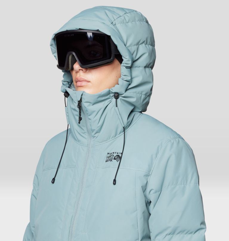 Women's Powder Maven Down Jacket, Color: Blue Sage, image 7
