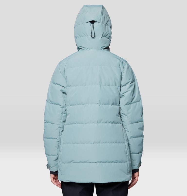 Women's Powder Maven Down Jacket, Color: Blue Sage, image 2