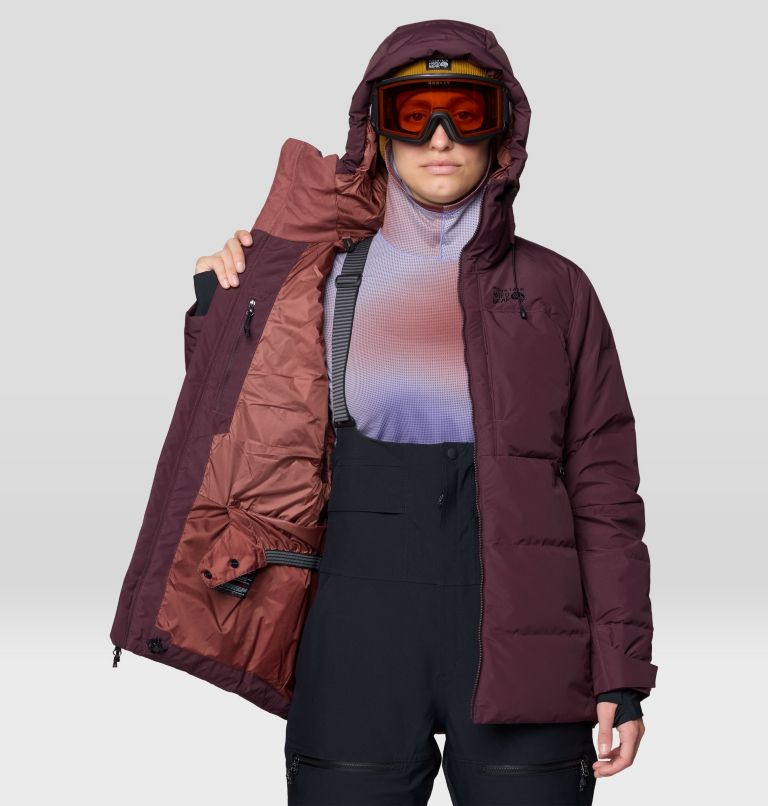 Women's Powder Maven Down Jacket, Color: Blackberry, image 5