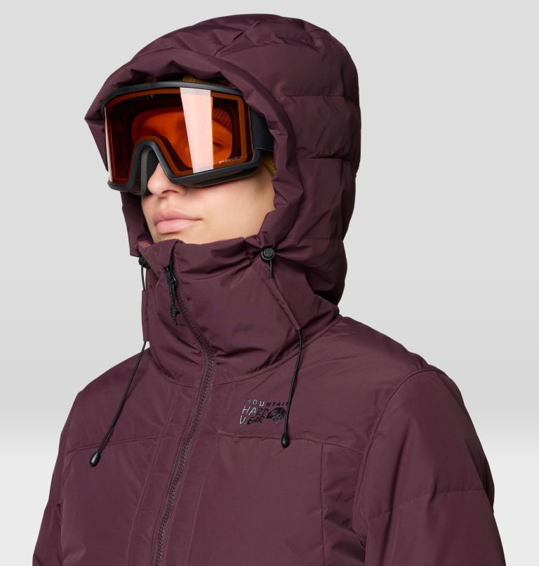 Women's Powder Maven Down Jacket, Color: Blackberry, image 8