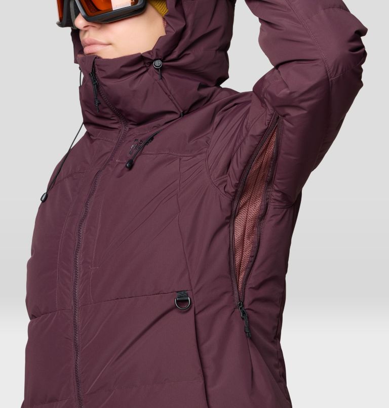 Women's Powder Maven Down Jacket, Color: Blackberry, image 10