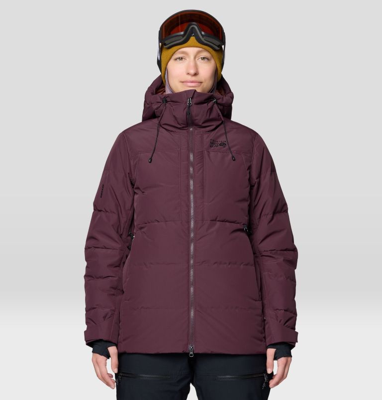 Women's Powder Maven Down Jacket, Color: Blackberry, image 1