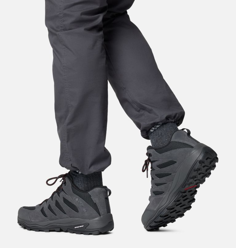 Redmond IV Mid wasserdichte Trekkingschuhe für Männer, Color: Black, Mountain Red, image 10