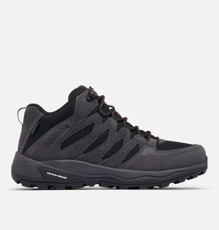 Redmond IV Mid wasserdichte Trekkingschuhe für Männer, Color: Black, Mountain Red, image 1