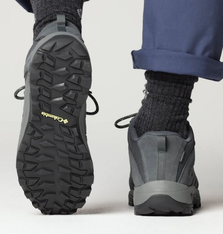 Redmond IV Mid wasserdichte Trekkingschuhe für Männer, Color: Graphite, Citron Haze