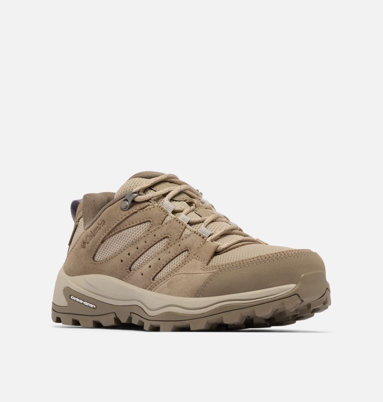 Women's Redmond IV Waterproof Walking Shoe, Color: Wet Sand, Graphite Purple, image 3