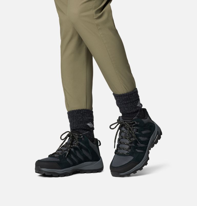 Women's Redmond IV Mid Waterproof Walking Shoe, Color: Black, Citron Haze, image 10