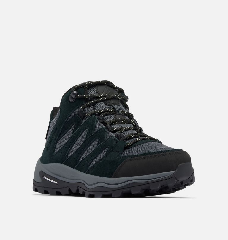 Women's Redmond IV Mid Waterproof Walking Shoe, Color: Black, Citron Haze, image 3