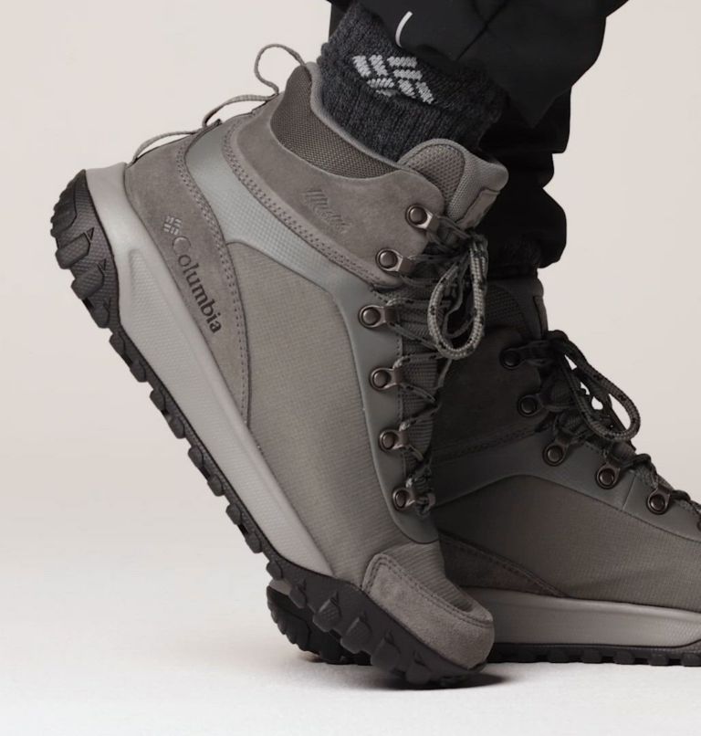 Men's Burnsider Waterproof Boot, Color: Charcoal, Black