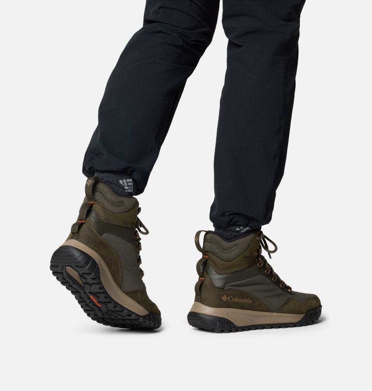 Men's Burnsider Omni-Heat Infinity Boot, Color: Deep Olive, Tangy Orange, image 10
