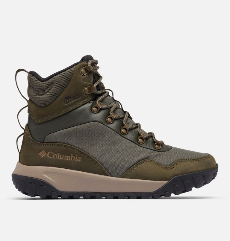 Men's Burnsider Omni-Heat Infinity Boot, Color: Deep Olive, Tangy Orange, image 1