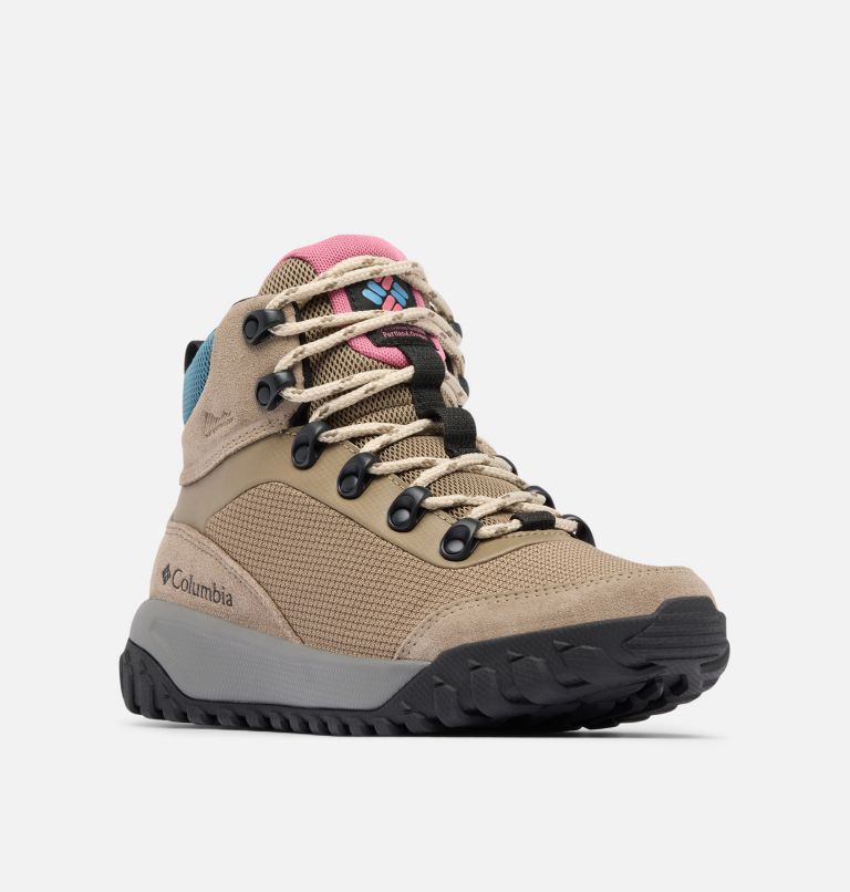 Women's Burnsider Waterproof Boot, Color: Wet Sand, Rosette, image 3