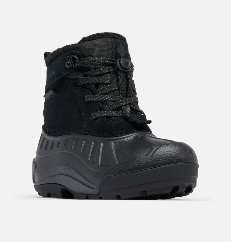 Big Kids' Powderbug Alpine Waterproof Boot, Color: Black, Black, image 3