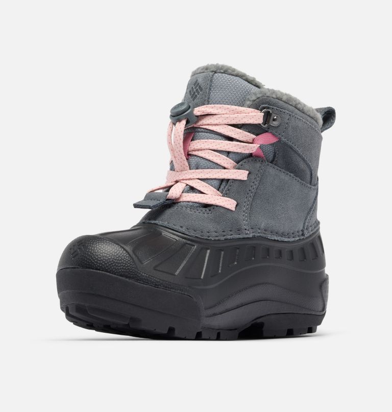 Big Kids' Powderbug Alpine Waterproof Boot, Color: Graphite, Pink Haze, image 7