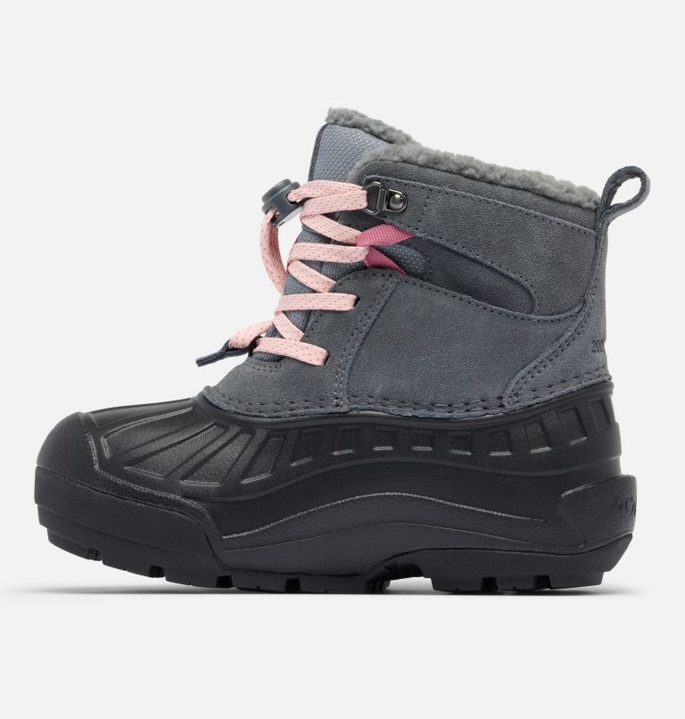 Big Kids' Powderbug Alpine Waterproof Boot, Color: Graphite, Pink Haze, image 6