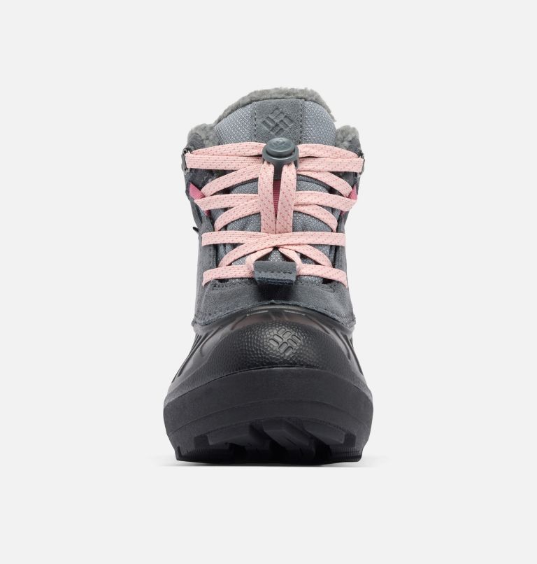 Big Kids' Powderbug Alpine Waterproof Boot, Color: Graphite, Pink Haze, image 8