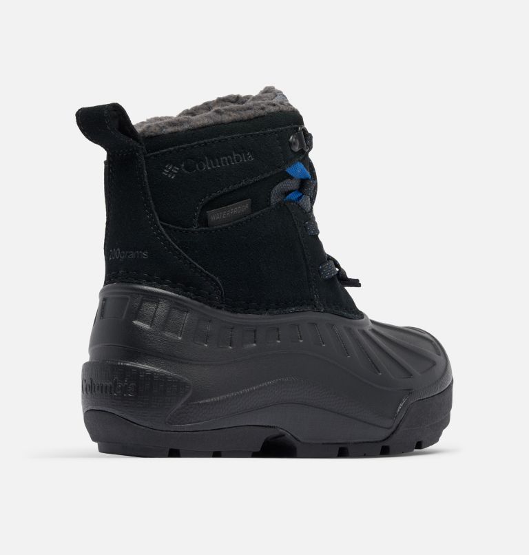 Big Kids' Powderbug Alpine Waterproof Boot, Color: Dark Grey, Mountain Blue, image 9