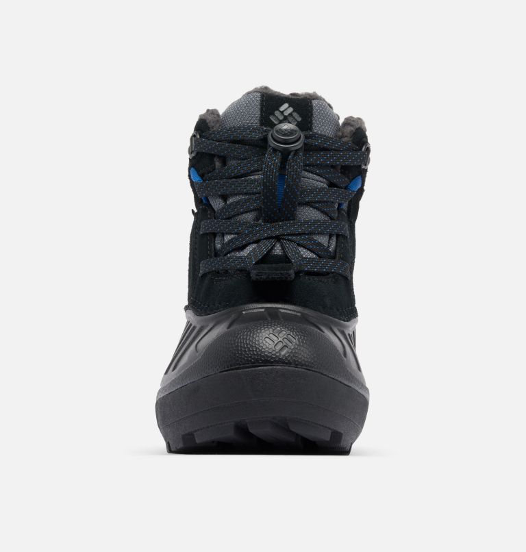 Big Kids' Powderbug Alpine Waterproof Boot, Color: Dark Grey, Mountain Blue, image 8