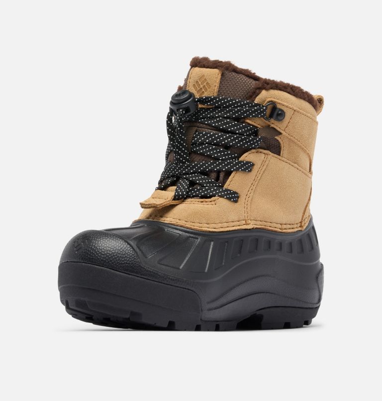 Big Kids' Powderbug Alpine Waterproof Boot, Color: Sahara, Black, image 7