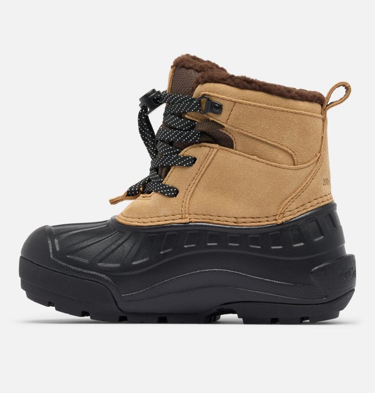Big Kids' Powderbug Alpine Waterproof Boot, Color: Sahara, Black, image 6
