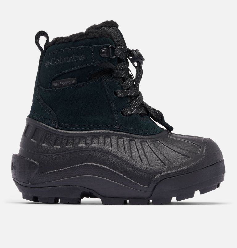 Little Kids' Powderbug Alpine Waterproof Boot, Color: Black, Black, image 1