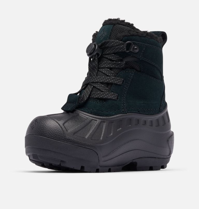 Little Kids' Powderbug Alpine Waterproof Boot, Color: Black, Black, image 7