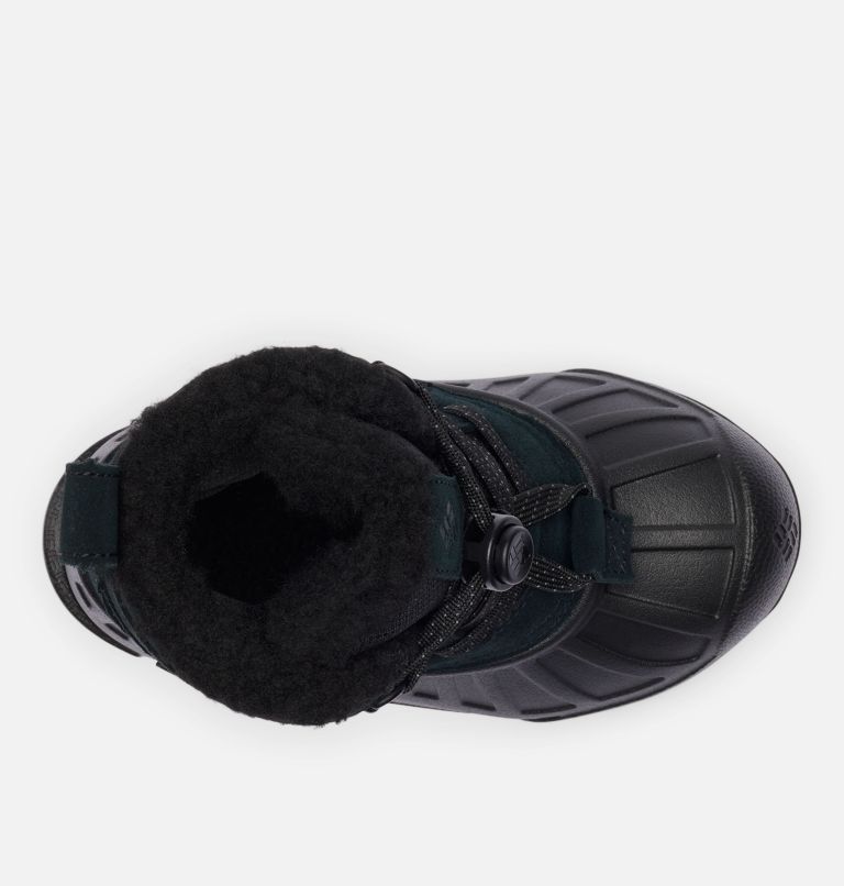 Little Kids' Powderbug Alpine Waterproof Boot, Color: Black, Black, image 4
