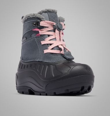 Scarponcini invernali impermeabili Powderbug Alpine da bambino, Color: Graphite, Pink Haze, image 7