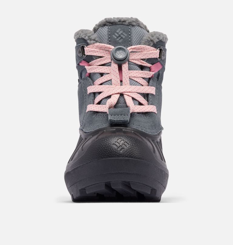 Little Kids' Powderbug Alpine Waterproof Boot, Color: Graphite, Pink Haze, image 8