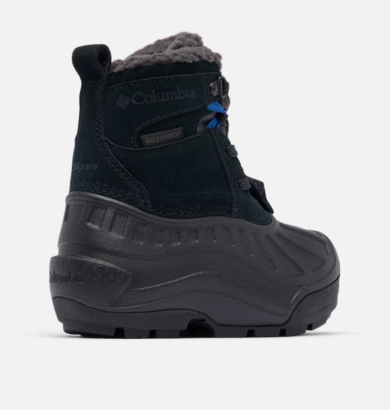 Children's Powderbug Alpine Waterproof Winter Boot, Color: Dark Grey, Mountain Blue, image 9