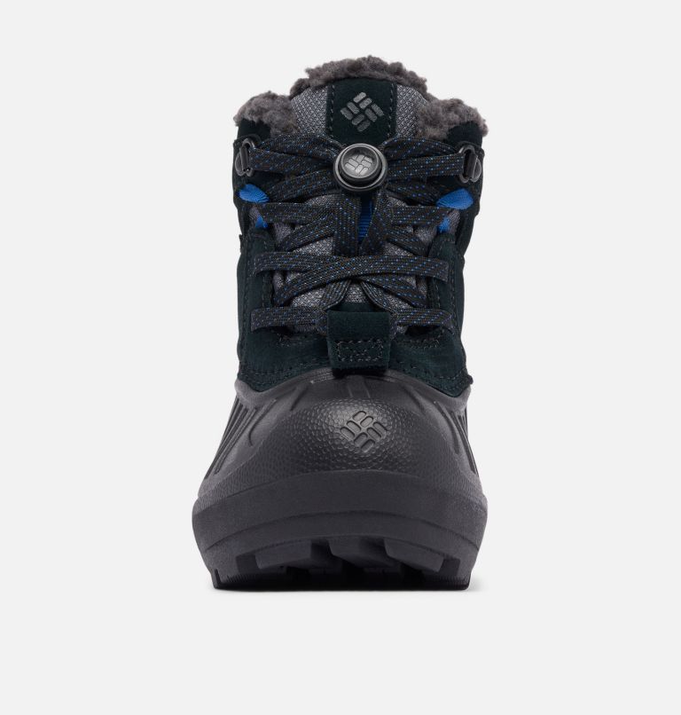 Children's Powderbug Alpine Waterproof Winter Boot, Color: Dark Grey, Mountain Blue, image 8