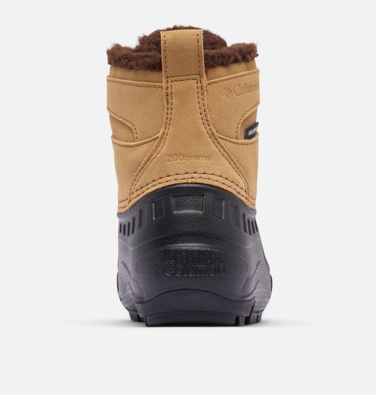 Little Kids' Powderbug Alpine Waterproof Boot, Color: Sahara, Black, image 2