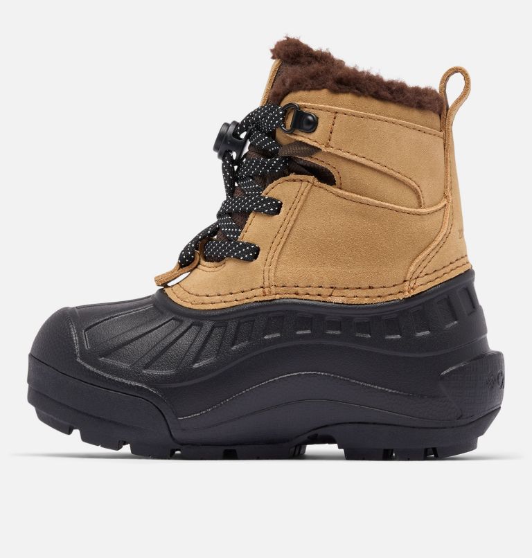 Little Kids' Powderbug Alpine Waterproof Boot, Color: Sahara, Black, image 6