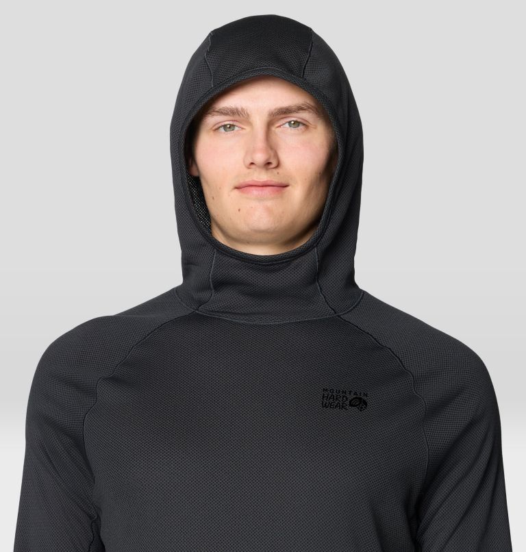 Men's Airmesh Long Sleeve Hoody, Color: Dark Storm, image 6