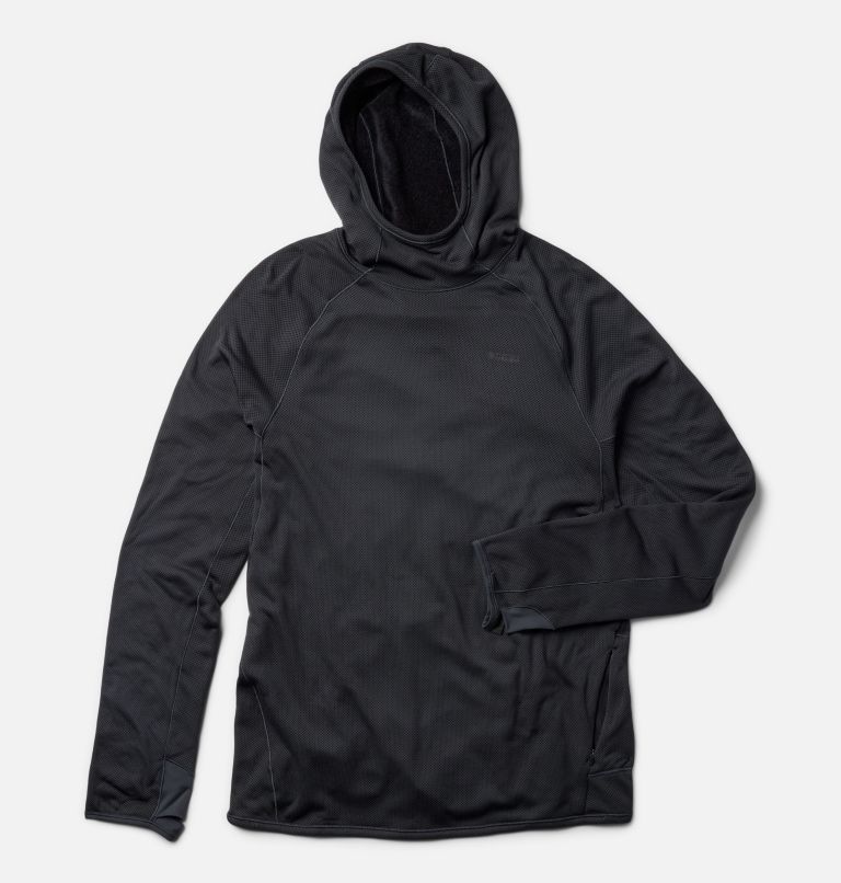 Men's Airmesh Long Sleeve Hoody, Color: Dark Storm, image 2