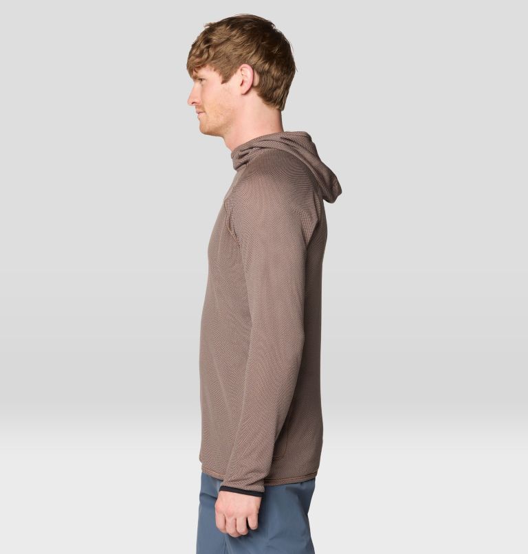 Men's Airmesh Long Sleeve Hoody, Color: Wild Taupe, image 4
