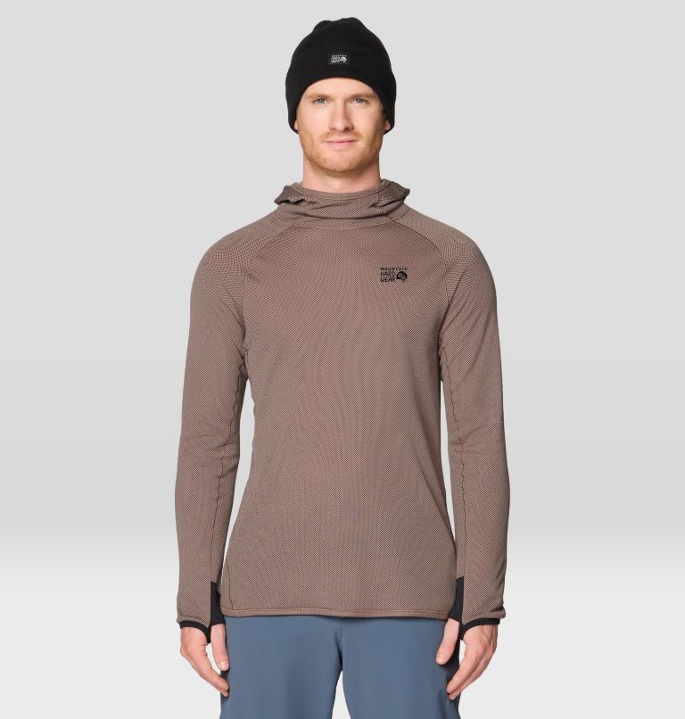 Men's Airmesh Long Sleeve Hoody, Color: Wild Taupe, image 5