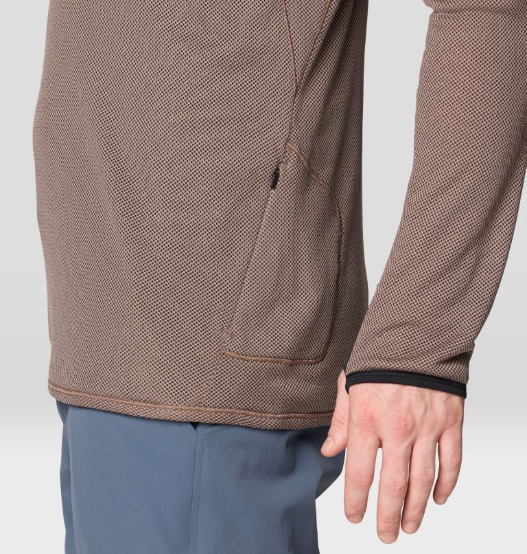 Men's Airmesh Long Sleeve Hoody, Color: Wild Taupe, image 7