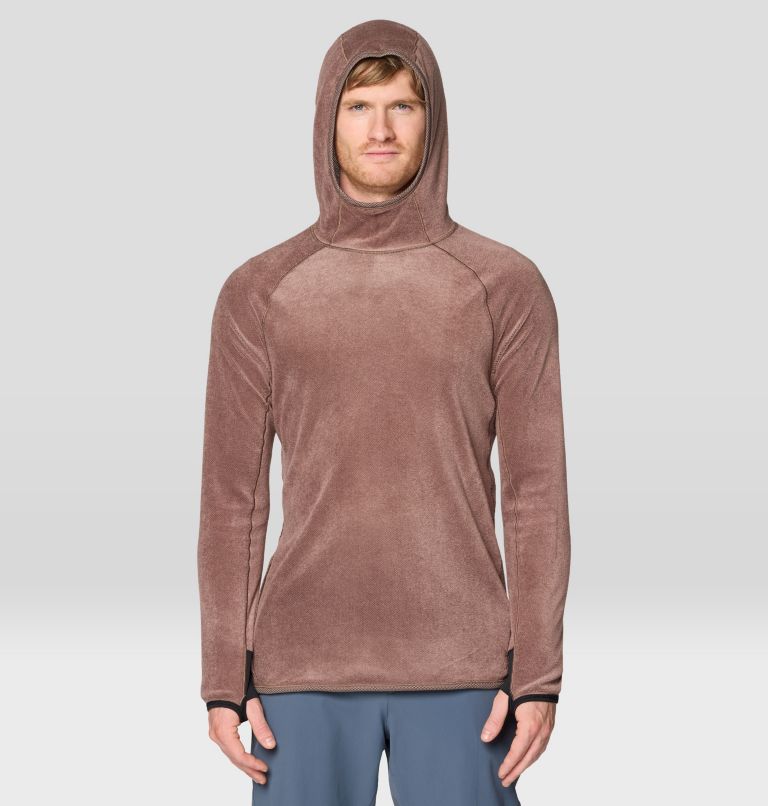 Men's Airmesh Long Sleeve Hoody, Color: Wild Taupe, image 9
