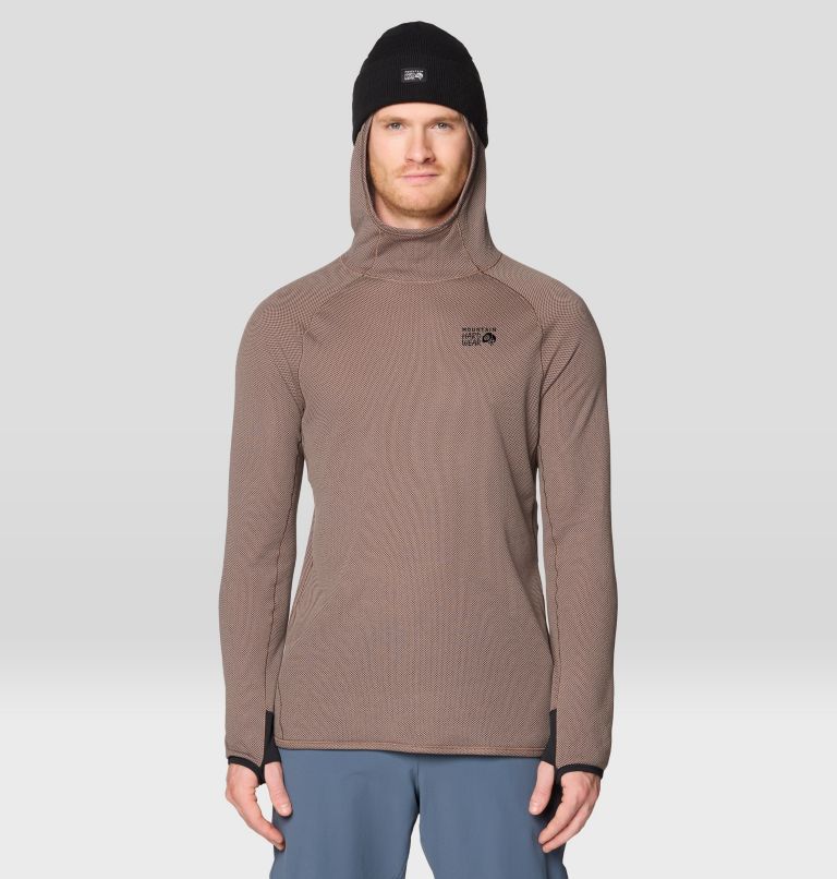 Men's Airmesh Long Sleeve Hoody, Color: Wild Taupe, image 1