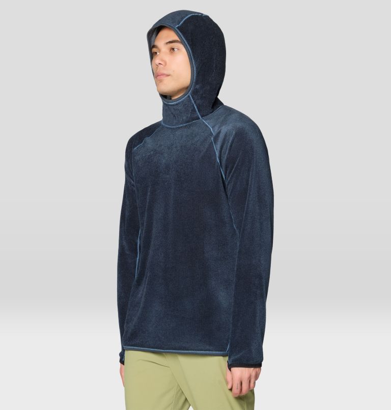 Men's Airmesh Long Sleeve Hoody, Color: Moon Blue, image 9