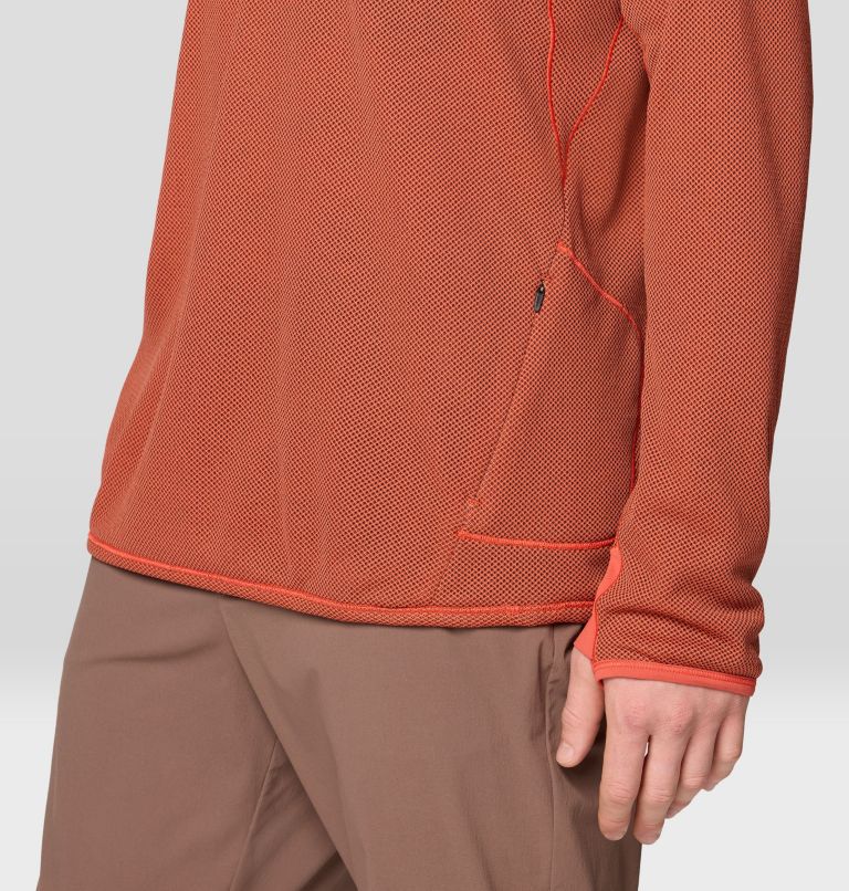 Men's Airmesh Long Sleeve Hoody, Color: Aspect, image 7