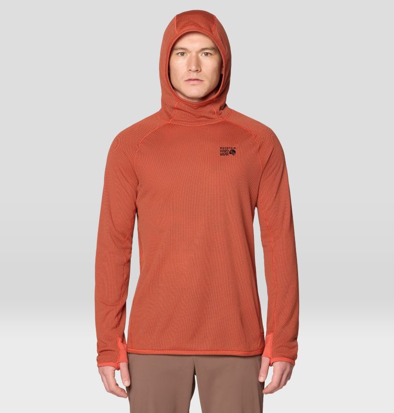Men's Airmesh Long Sleeve Hoody, Color: Aspect, image 1