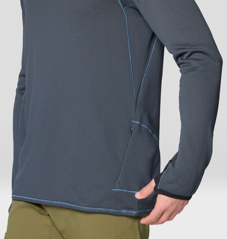 Men's Airmesh Long Sleeve, Color: Moon Blue, image 6
