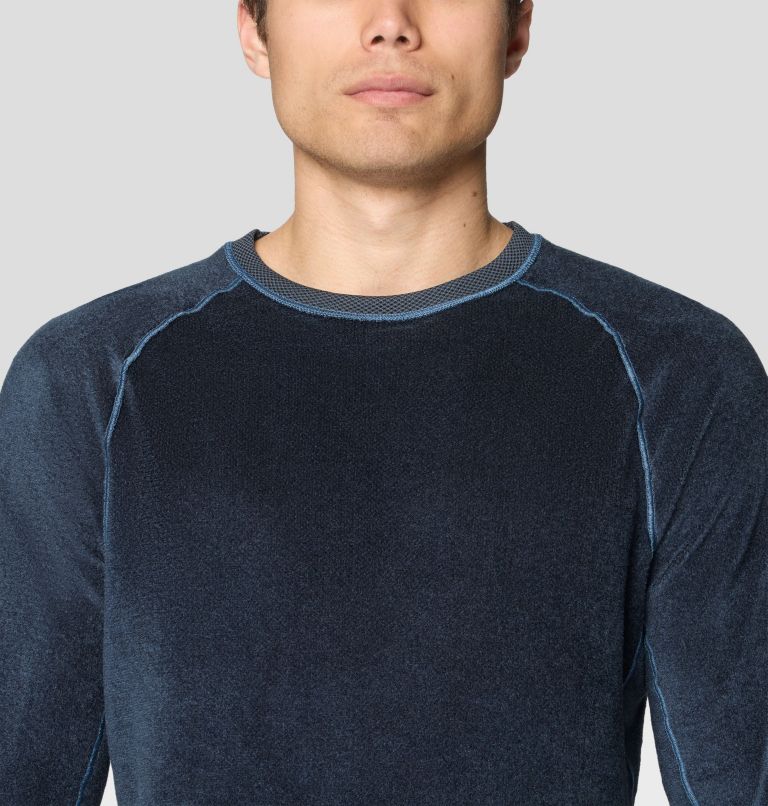 Men's Airmesh Long Sleeve, Color: Moon Blue, image 8